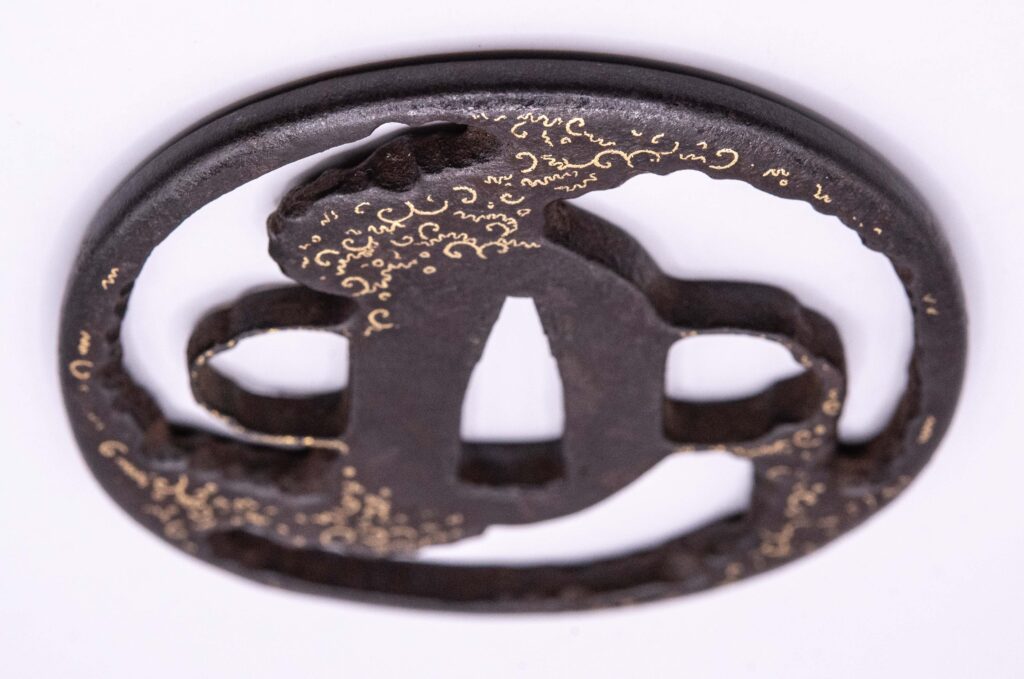 SOLD Tsuba Higo Kanshiro Mitsutomoemon Sukashi Tsuba Info