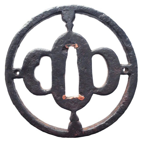 Tsuba Kanayama Hyotan ura