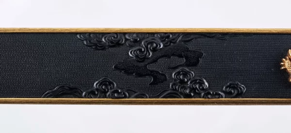 A Nagakawa Issho Mitokoromono with dragons in the clouds