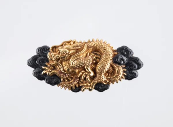 A Nagakawa Issho Mitokoromono with dragons in the clouds
