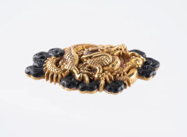 A Nagakawa Issho Mitokoromono with dragons in the clouds