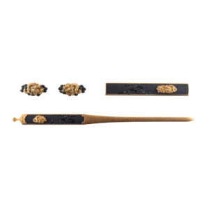 A Nagakawa Issho Mitokoromono with dragons in the clouds