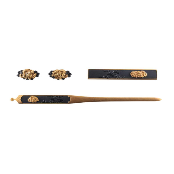 A Nagakawa Issho Mitokoromono with dragons in the clouds