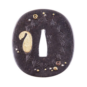 Umetada hyotan Tsuba NBTTHK tokubetsu Hozon