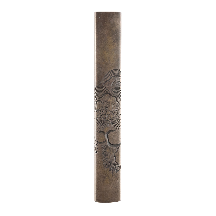 Kozuka Yokoya Soyo Shishi shibuichi