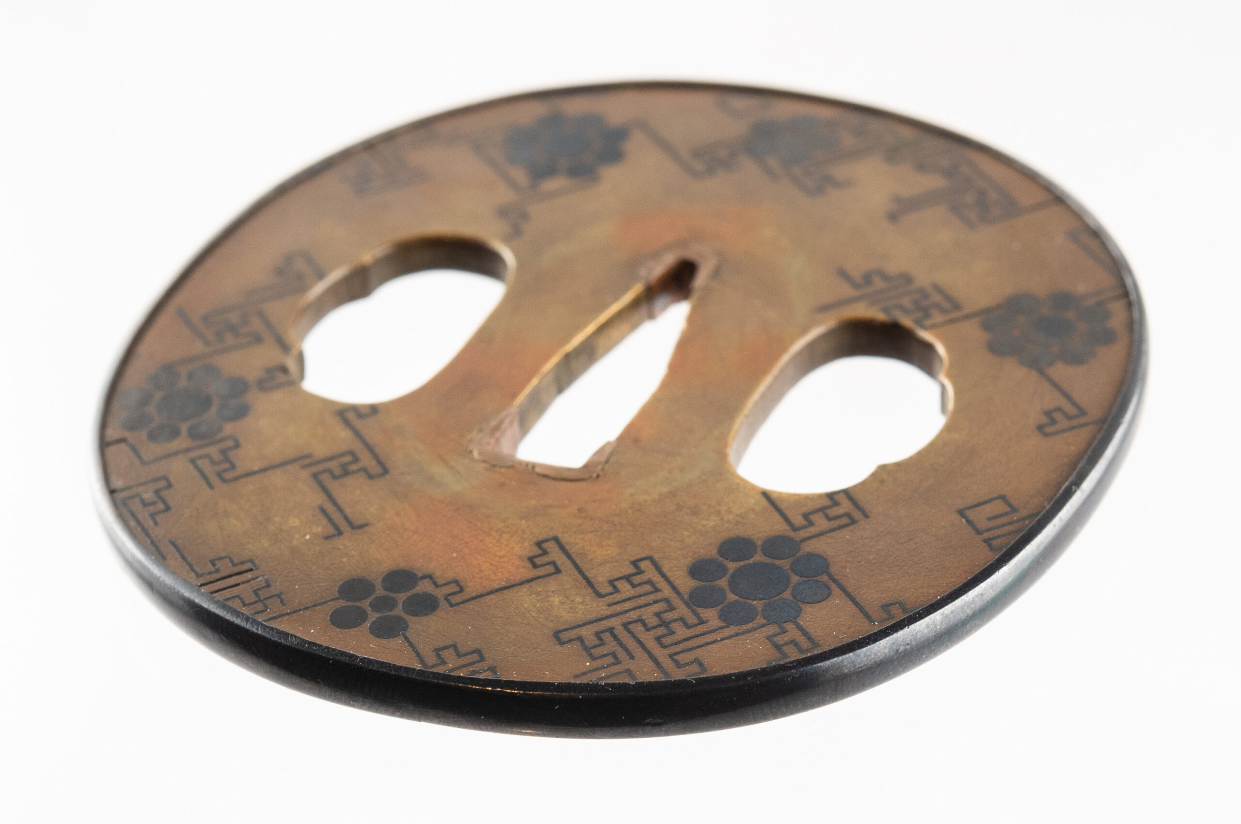 Tsuba Kaga Zogan sentoku mon zogan-thmb