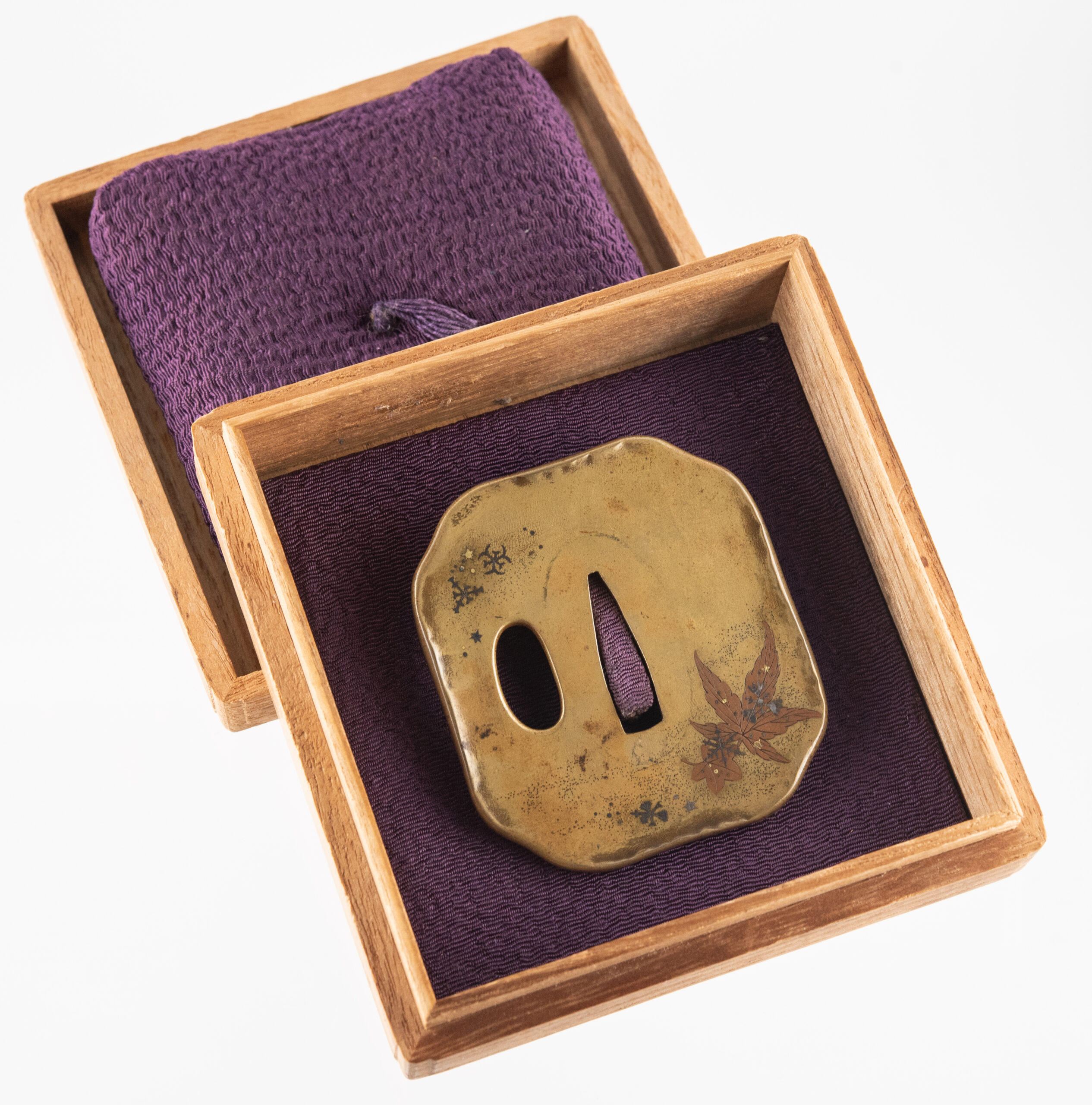 Tsuba Wada Isshin Sentoku momiji