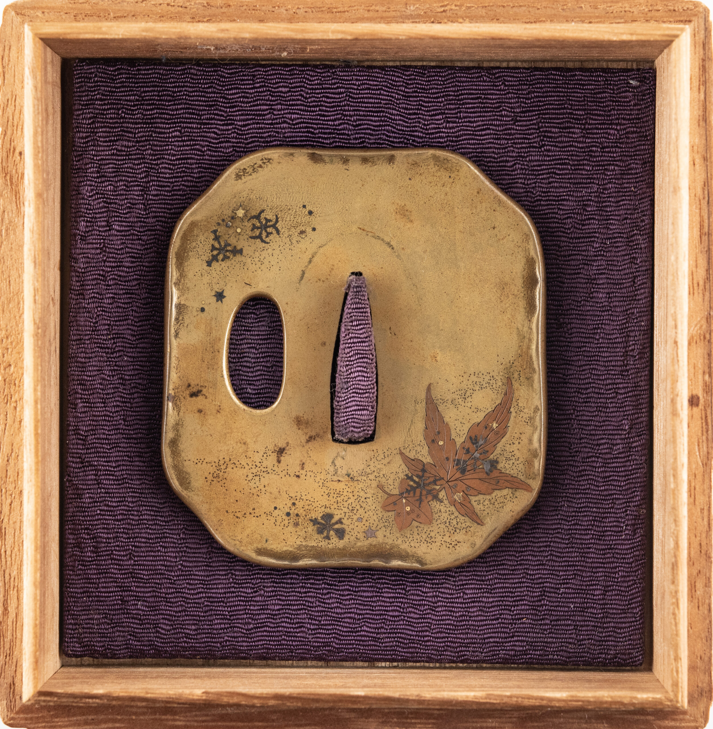 Tsuba Wada Isshin Sentoku momiji