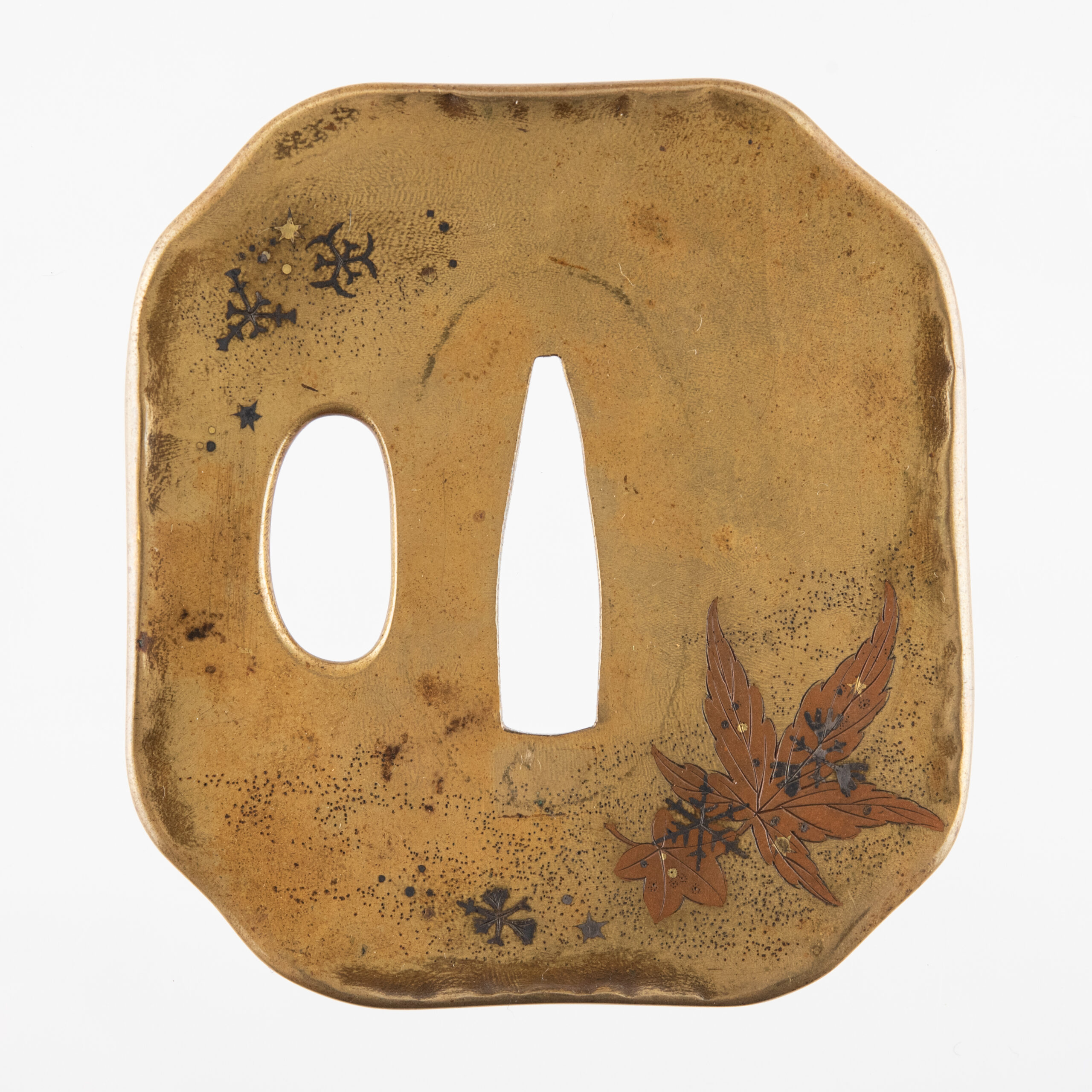 Tsuba Wada Isshin Sentoku momiji