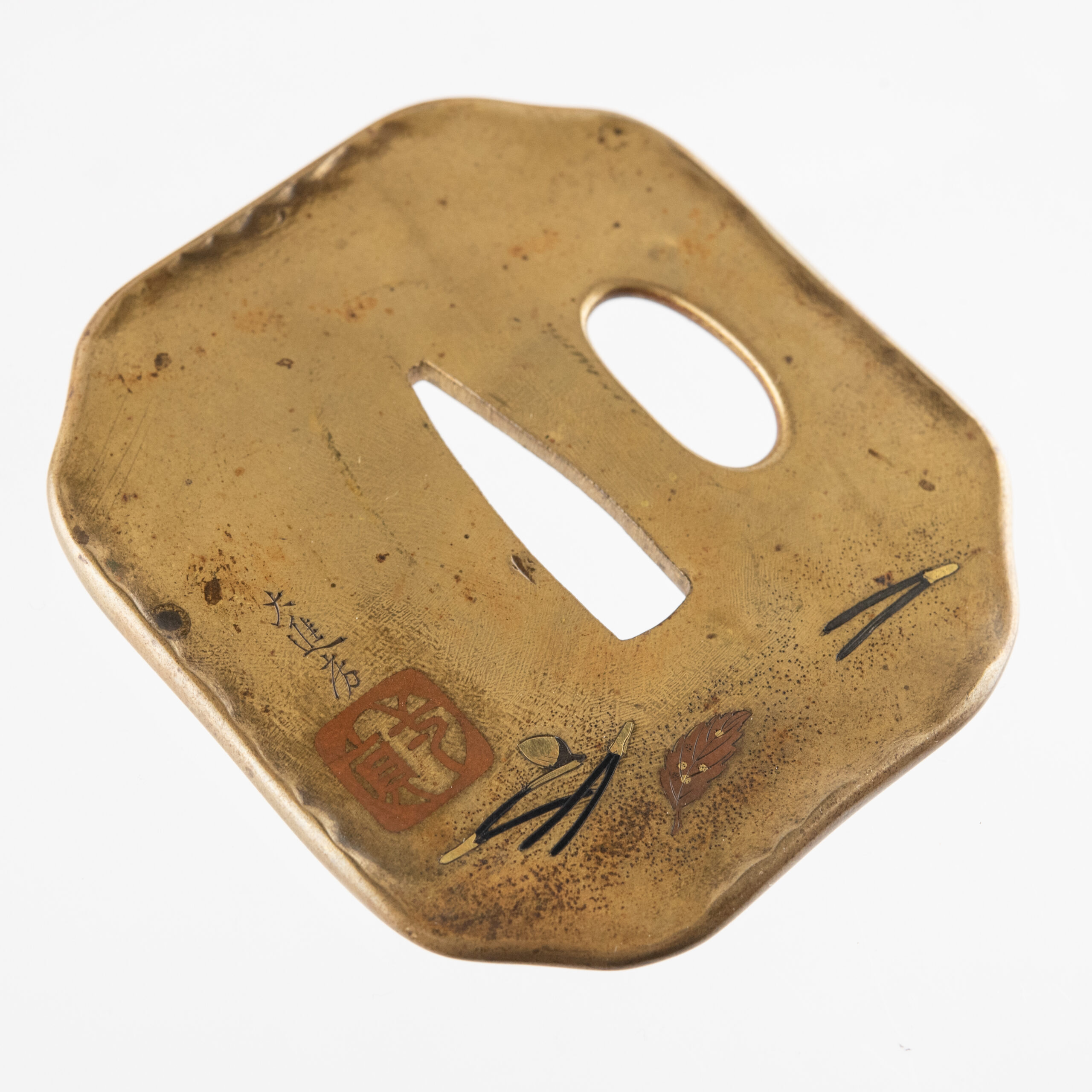 Tsuba Wada Isshin Sentoku momiji