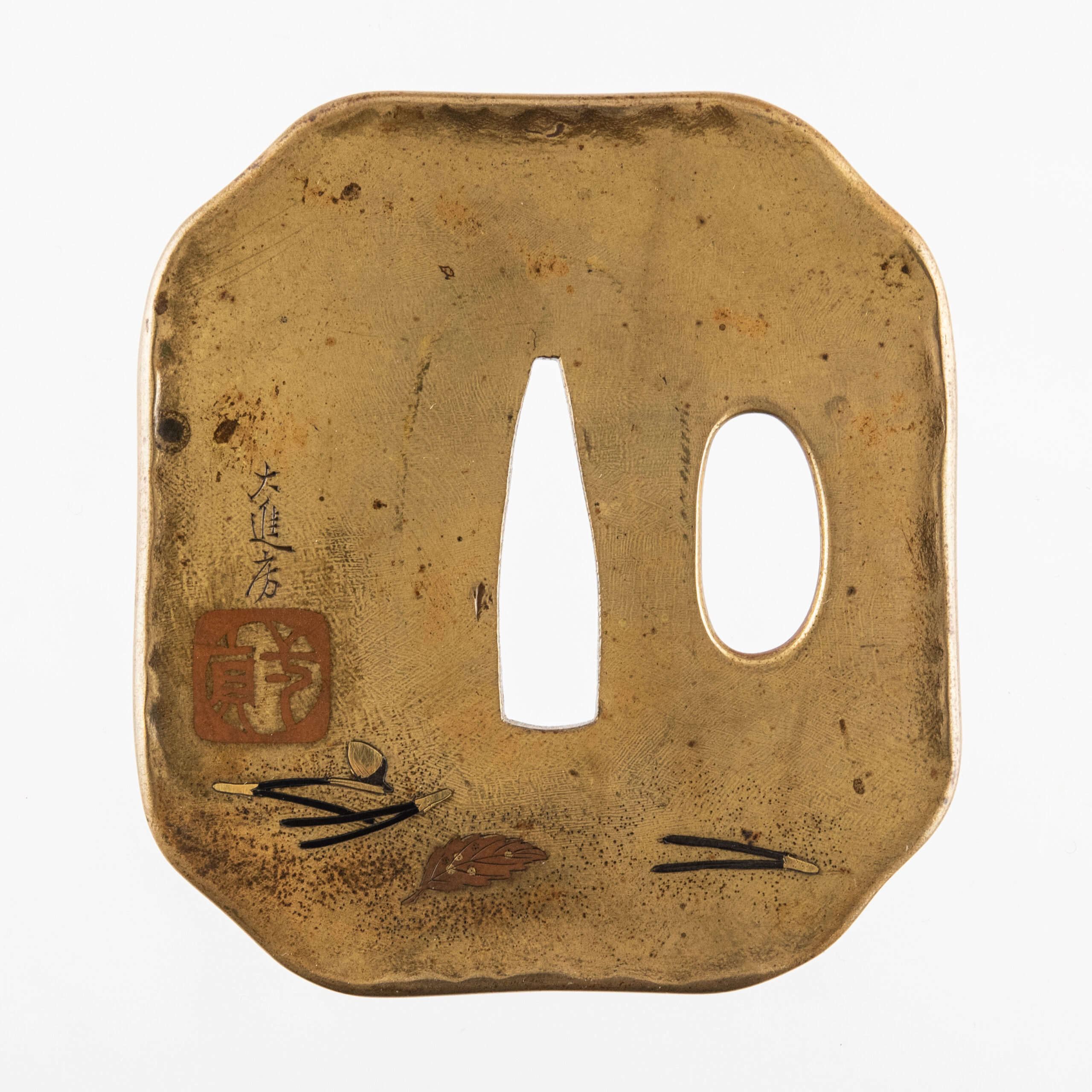 Tsuba Wada Isshin Sentoku momiji