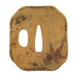 Tsuba Wada Isshin Sentoku momiji